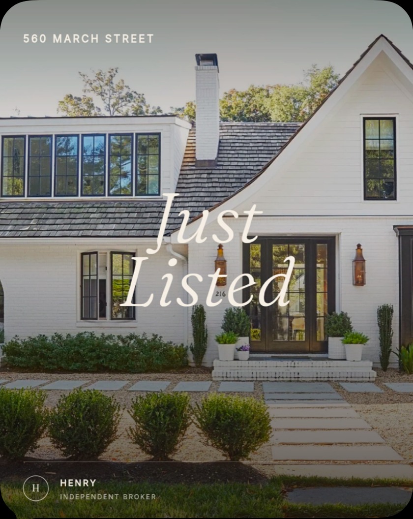 Just Listed post for 560 March Street